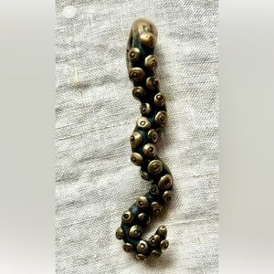octopus squid tentacle pendant brass? Boho ocean mermaid